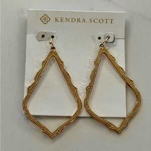 Kendra Scott Rose Gold Open Frame Sophee Earrings (Large)